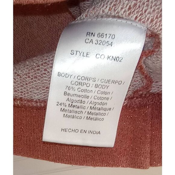 Chloe Oliver short sleeve jersey knit, sweatshirt, size small - Picture 3 of 6